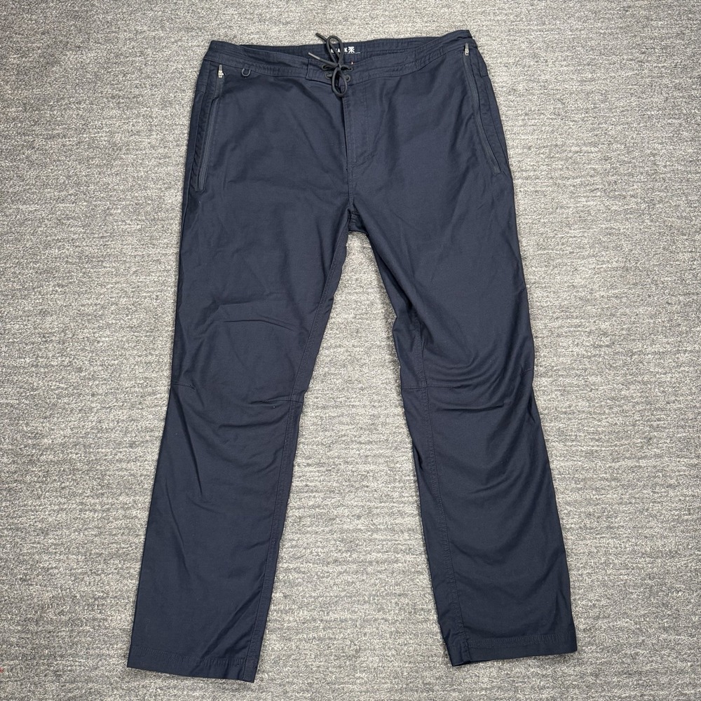 Roark Layover 2.0 Pants Men 36X30 Blue Outdoor Nature Travel Casual Trail Gorp